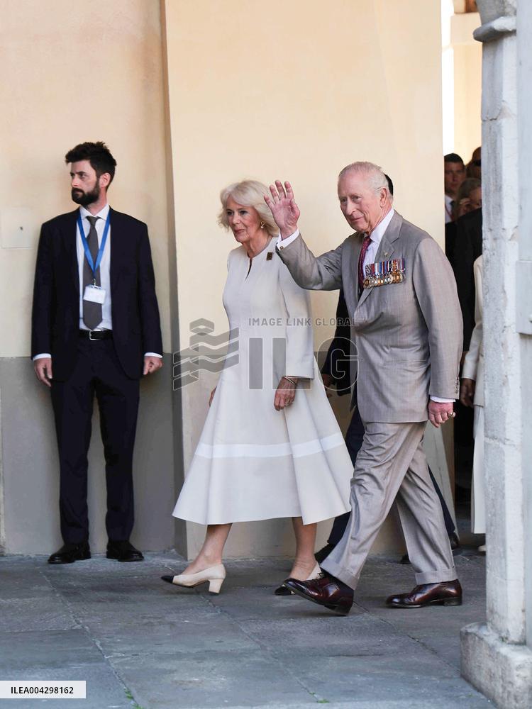 King Charles III And Queen Camilla Visit Ravenna - Italy