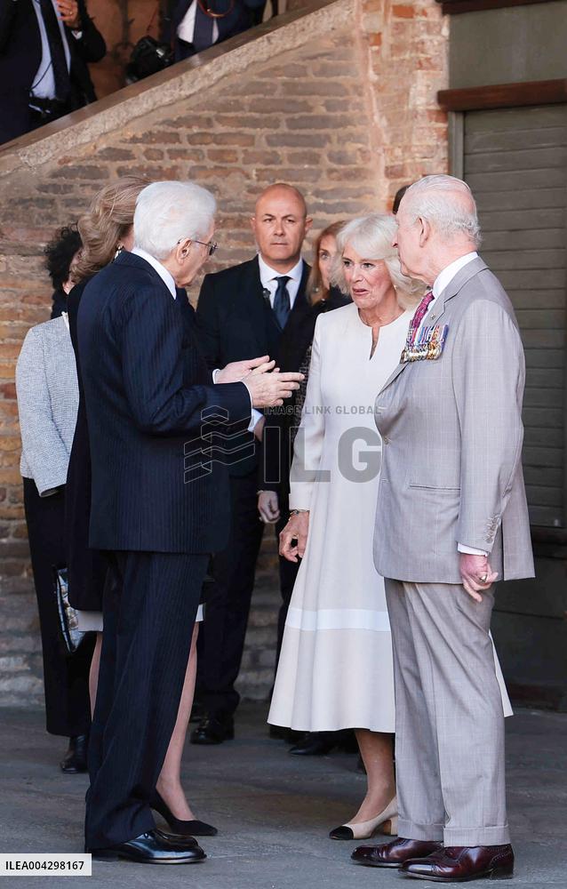 King Charles III And Queen Camilla Visit Ravenna - Italy