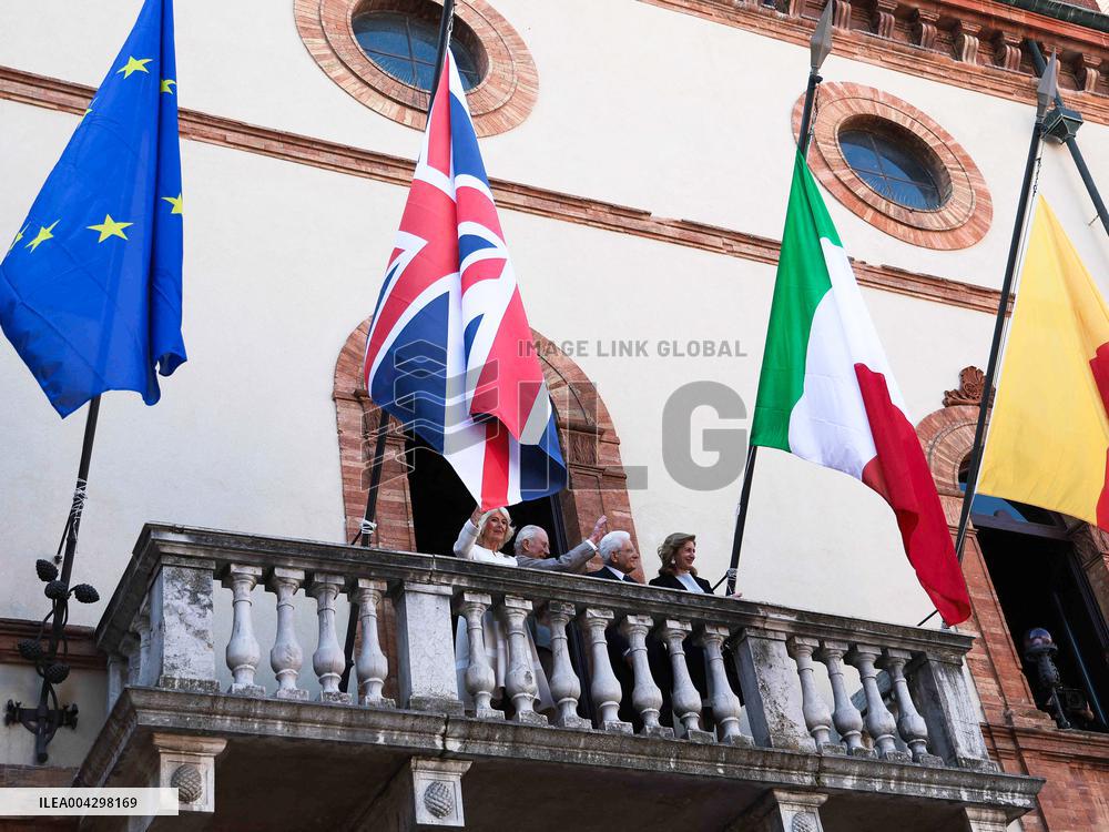 King Charles III And Queen Camilla Visit Ravenna - Italy