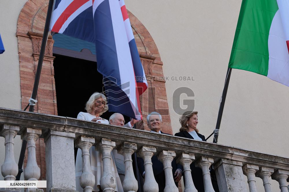 King Charles III And Queen Camilla Visit Ravenna - Italy