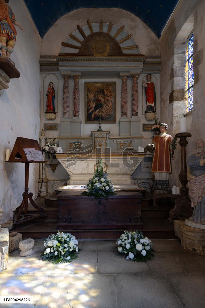 NO TABLOIDS - Official visit to Brittany by Prince Albert II of Monaco with his family - Plevenon