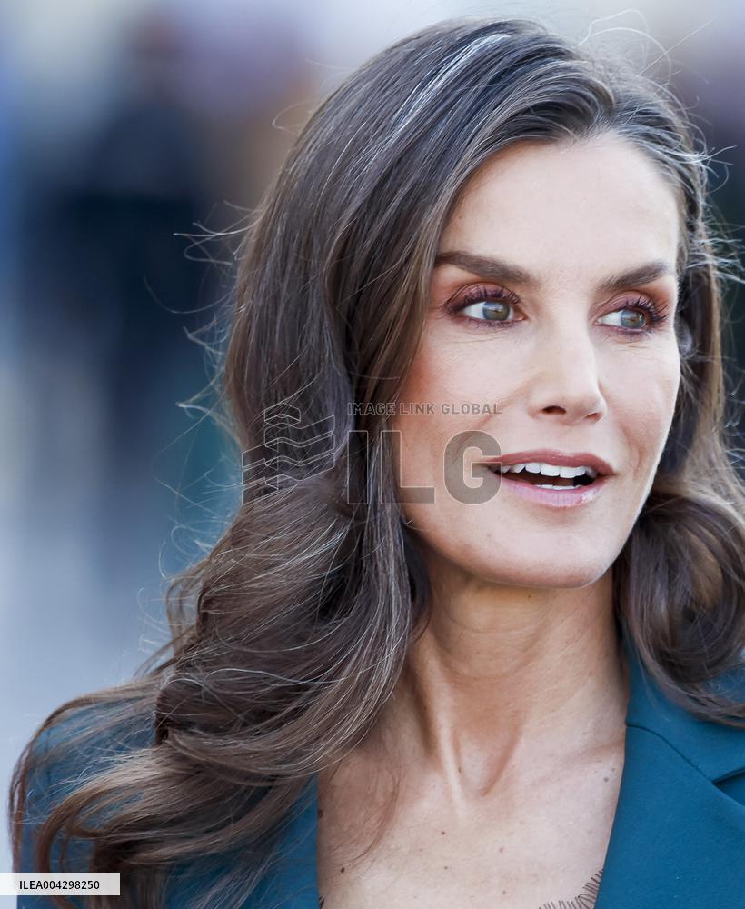 Queen Letizia Attends Princess Of Girona Foundation Talent Tour - Spain