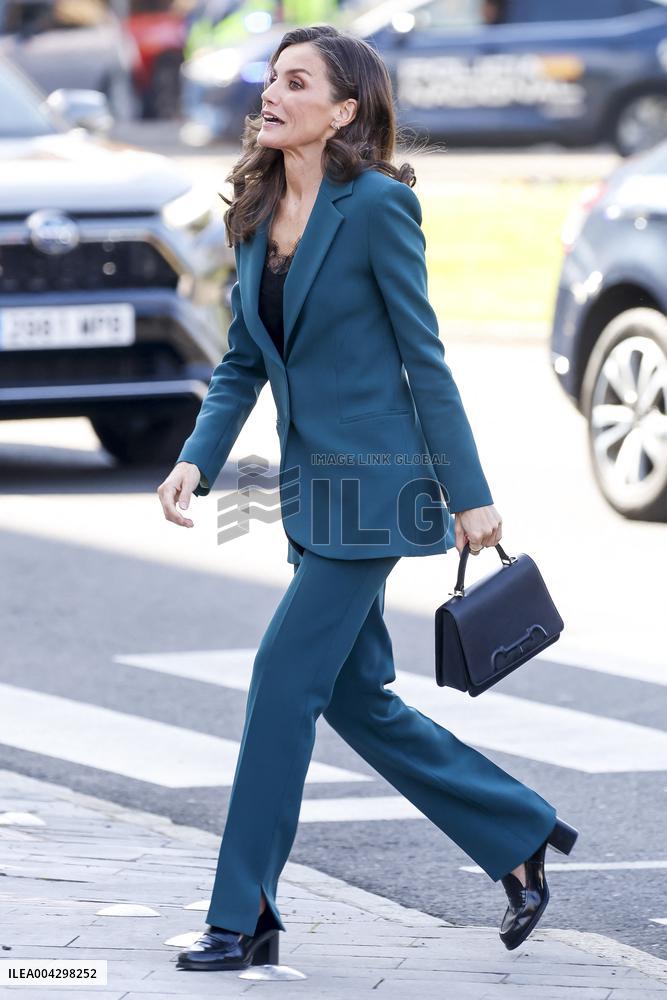 Queen Letizia Attends Princess Of Girona Foundation Talent Tour - Spain
