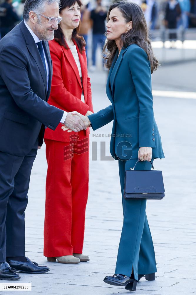 Queen Letizia Attends Princess Of Girona Foundation Talent Tour - Spain