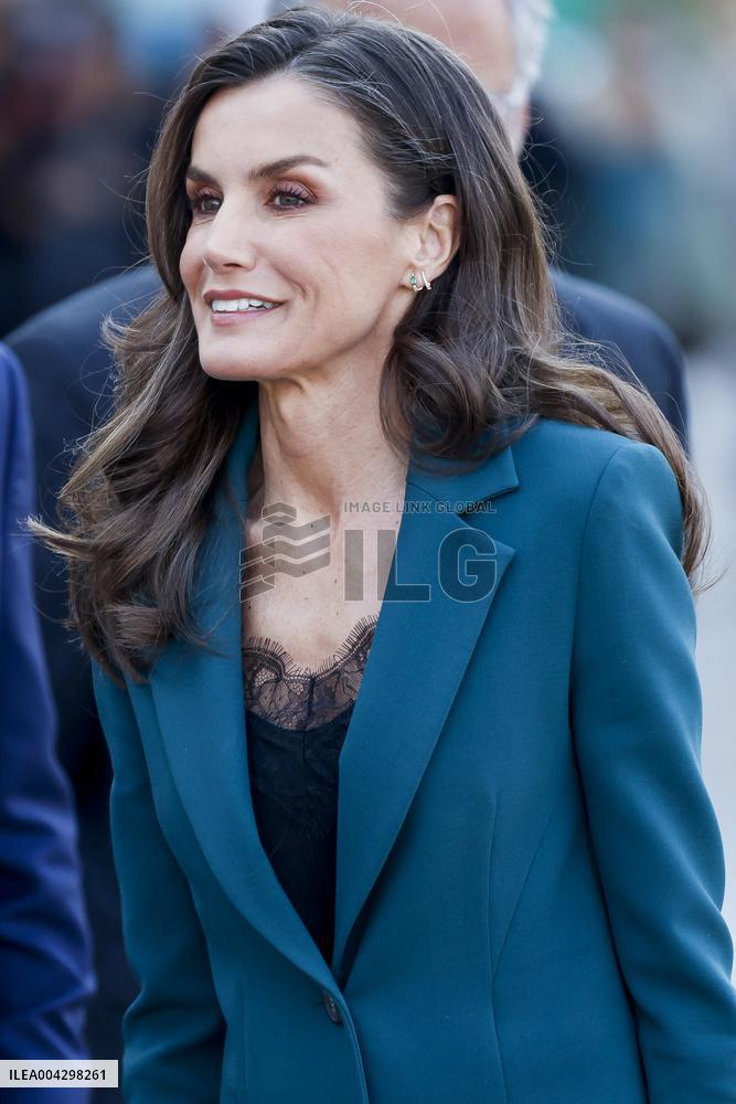 Queen Letizia Attends Princess Of Girona Foundation Talent Tour - Spain