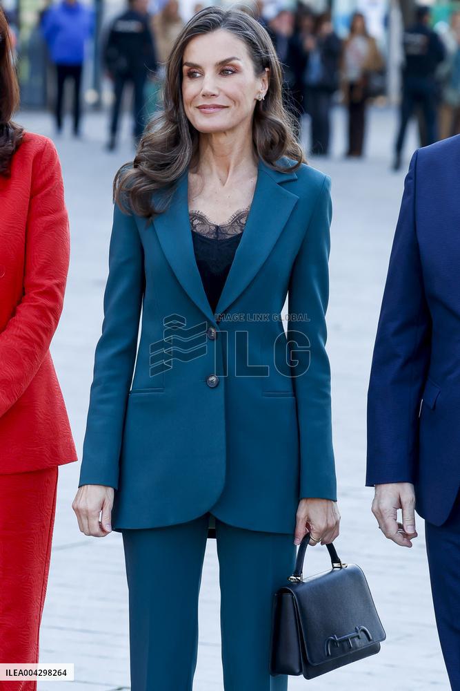 Queen Letizia Attends Princess Of Girona Foundation Talent Tour - Spain