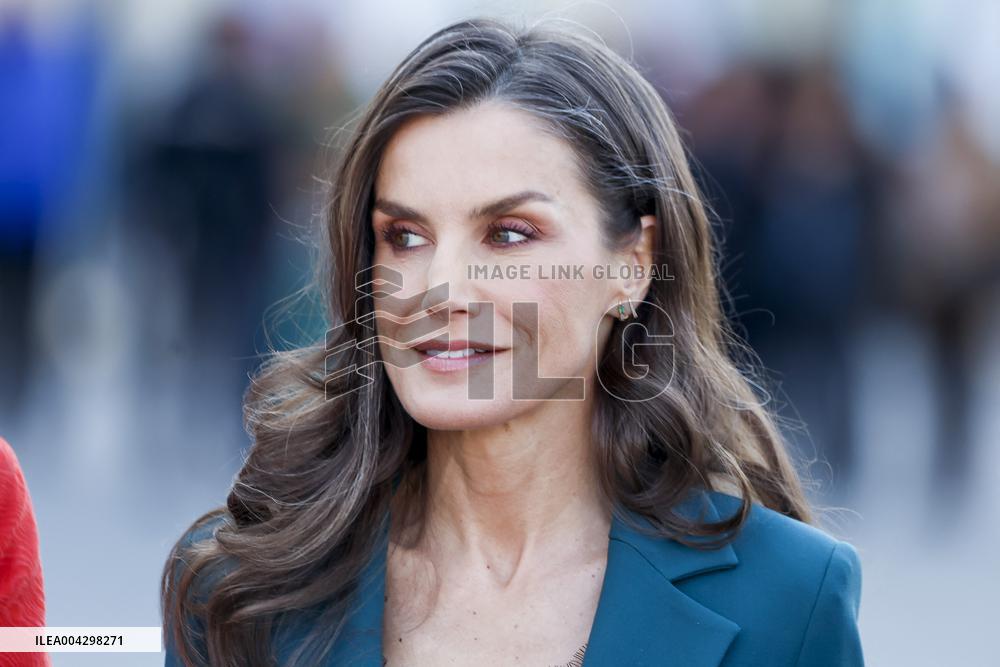 Queen Letizia Attends Princess Of Girona Foundation Talent Tour - Spain