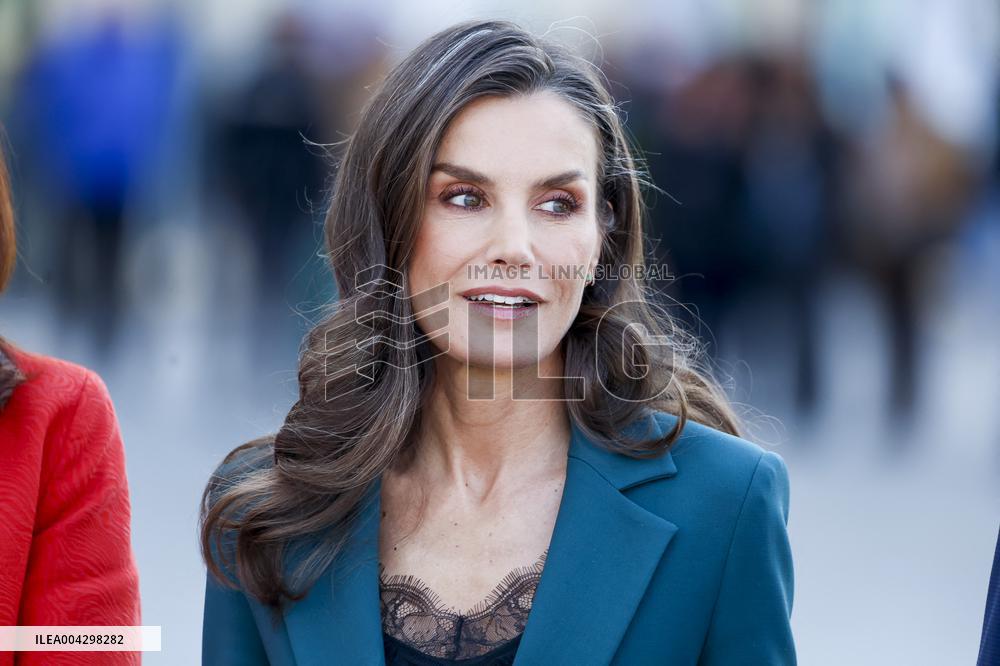 Queen Letizia Attends Princess Of Girona Foundation Talent Tour - Spain