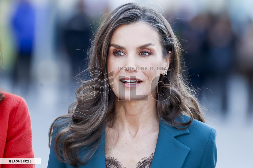 Queen Letizia Attends Princess Of Girona Foundation Talent Tour - Spain