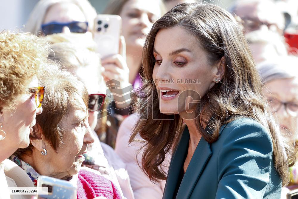 Queen Letizia Attends Princess Of Girona Foundation Talent Tour - Spain