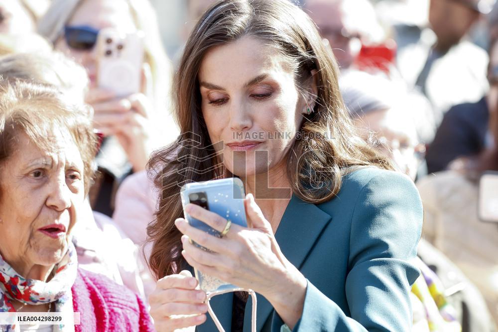 Queen Letizia Attends Princess Of Girona Foundation Talent Tour - Spain