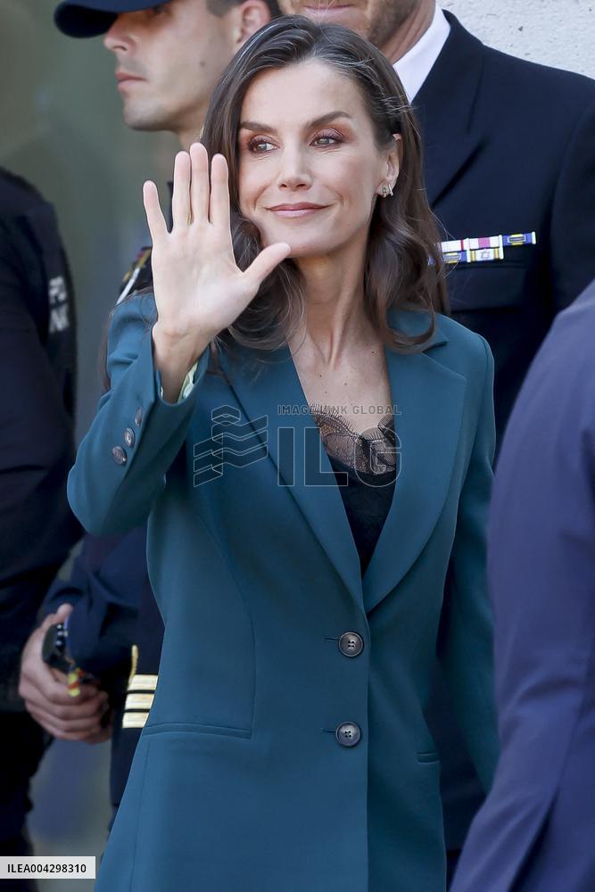 Queen Letizia Attends Princess Of Girona Foundation Talent Tour - Spain