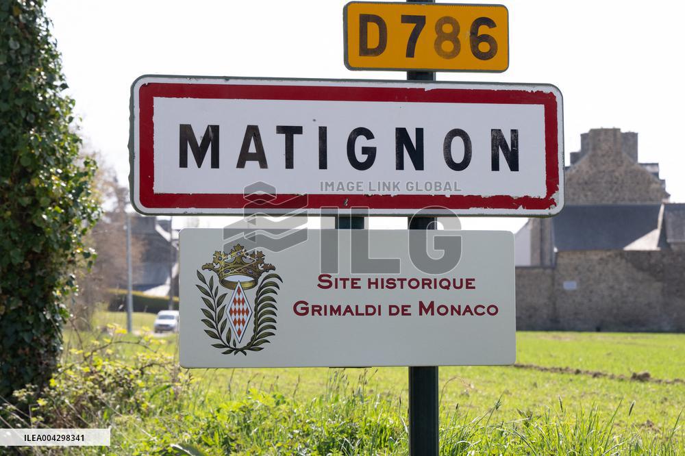 NO TABLOIDS - Official visit to Brittany by Prince Albert II of Monaco with his family - Matignon