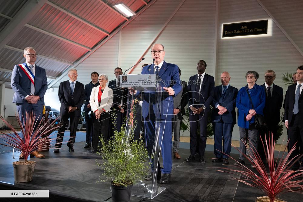 NO TABLOIDS - Official visit to Brittany by Prince Albert II of Monaco with his family - Matignon