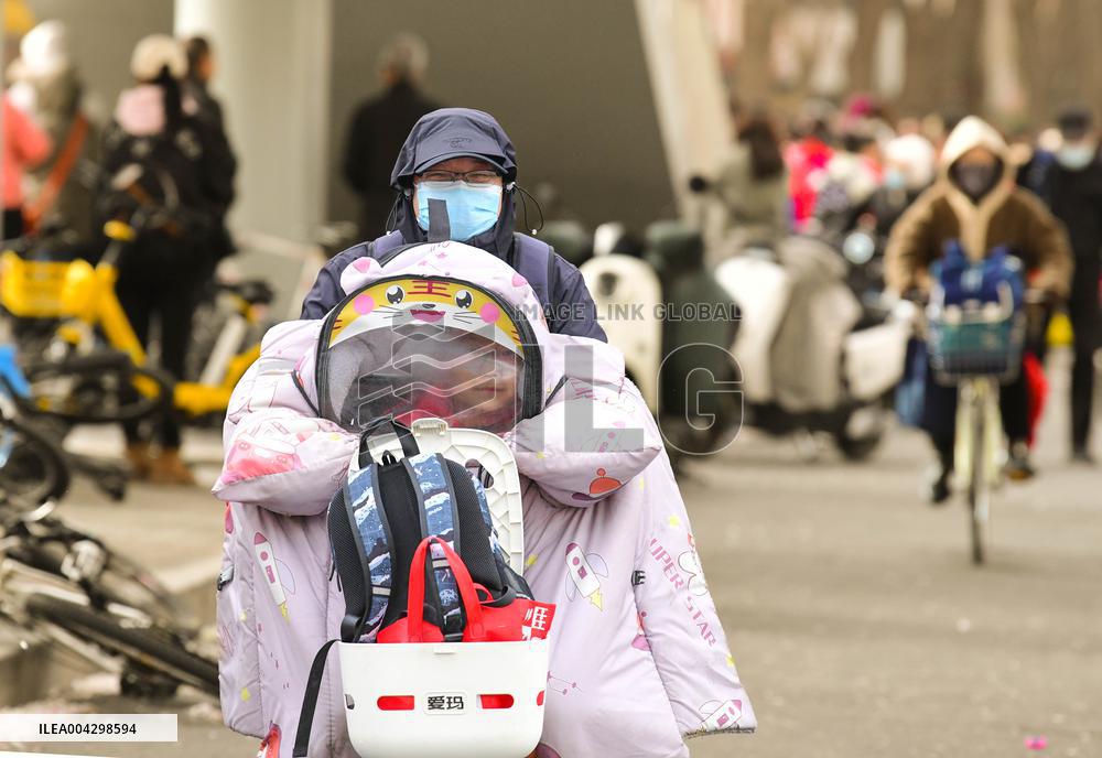 Windy And Dusty Weather in Hohhot