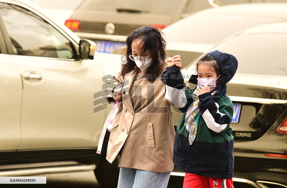 Windy And Dusty Weather in Hohhot
