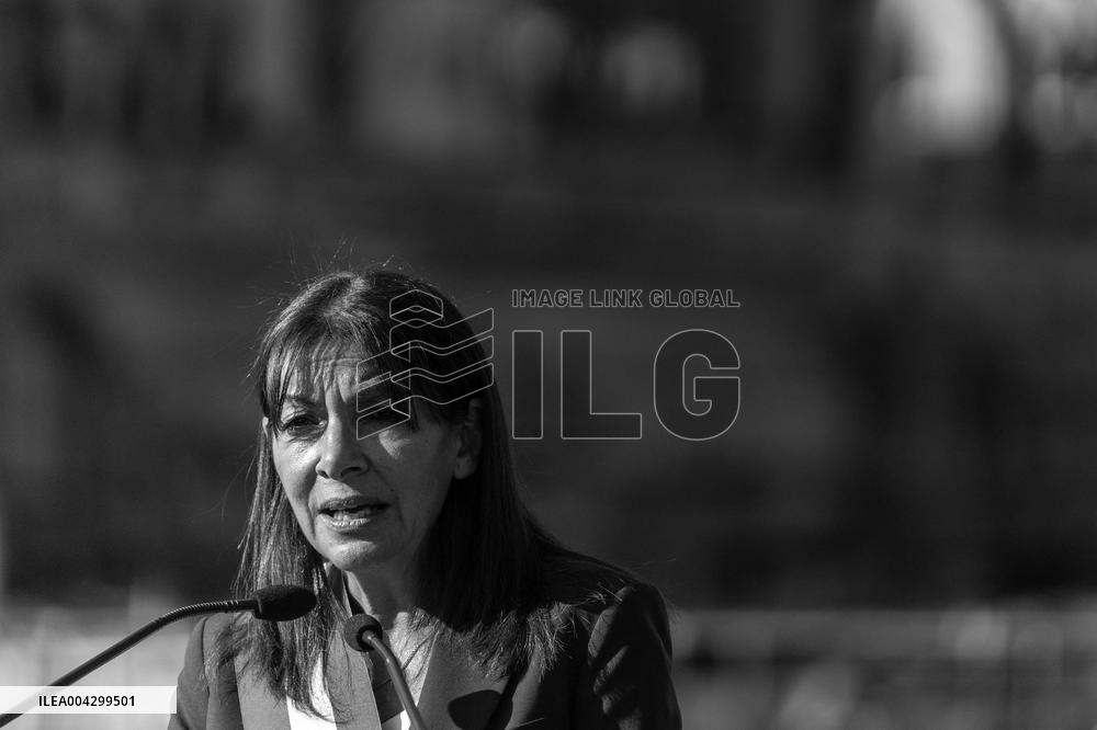 Inauguration of the Jim Morrison Footbridge - Paris AJ