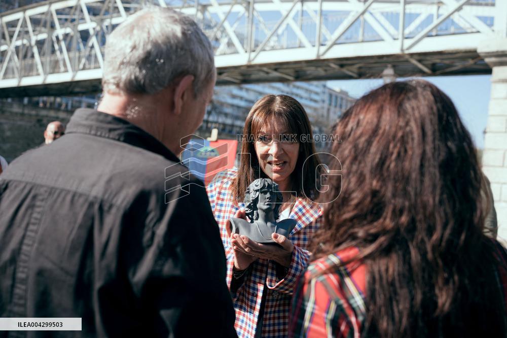 Inauguration of the Jim Morrison Footbridge - Paris AJ