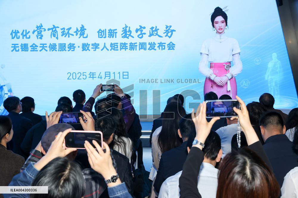 Digital Human Press Conference in Wuxi