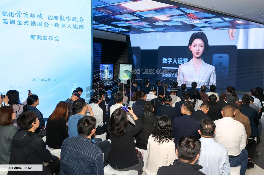 Digital Human Press Conference in Wuxi