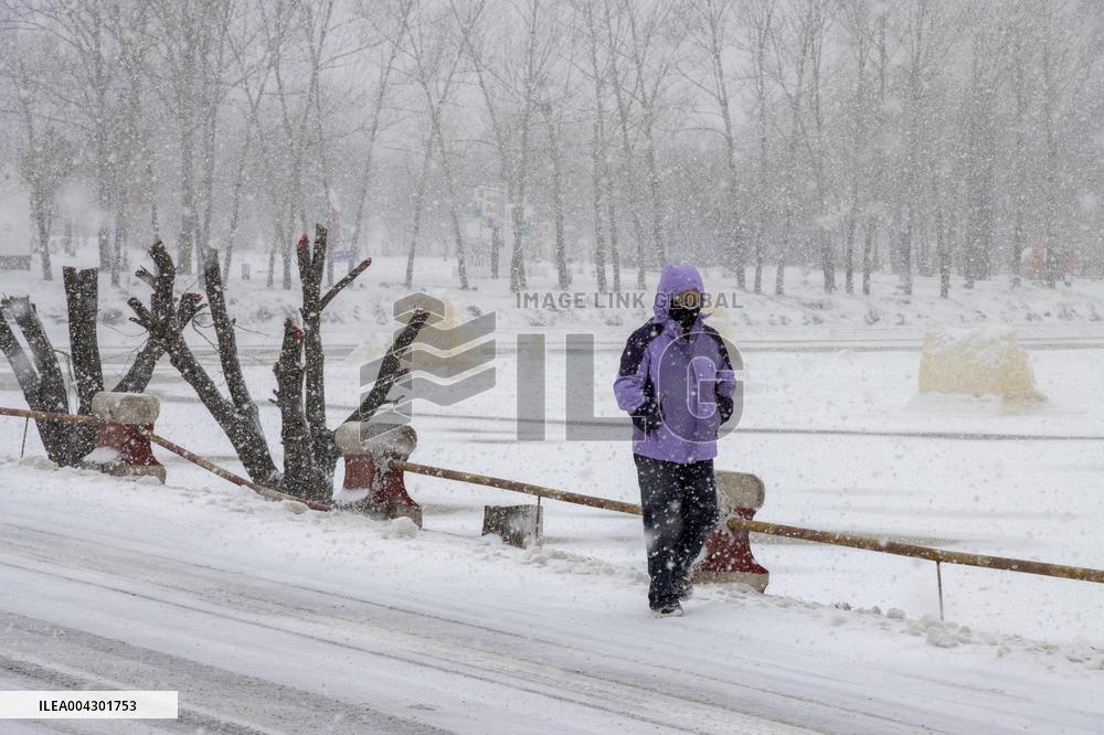 Heavy Snow Hit Heilongjiang