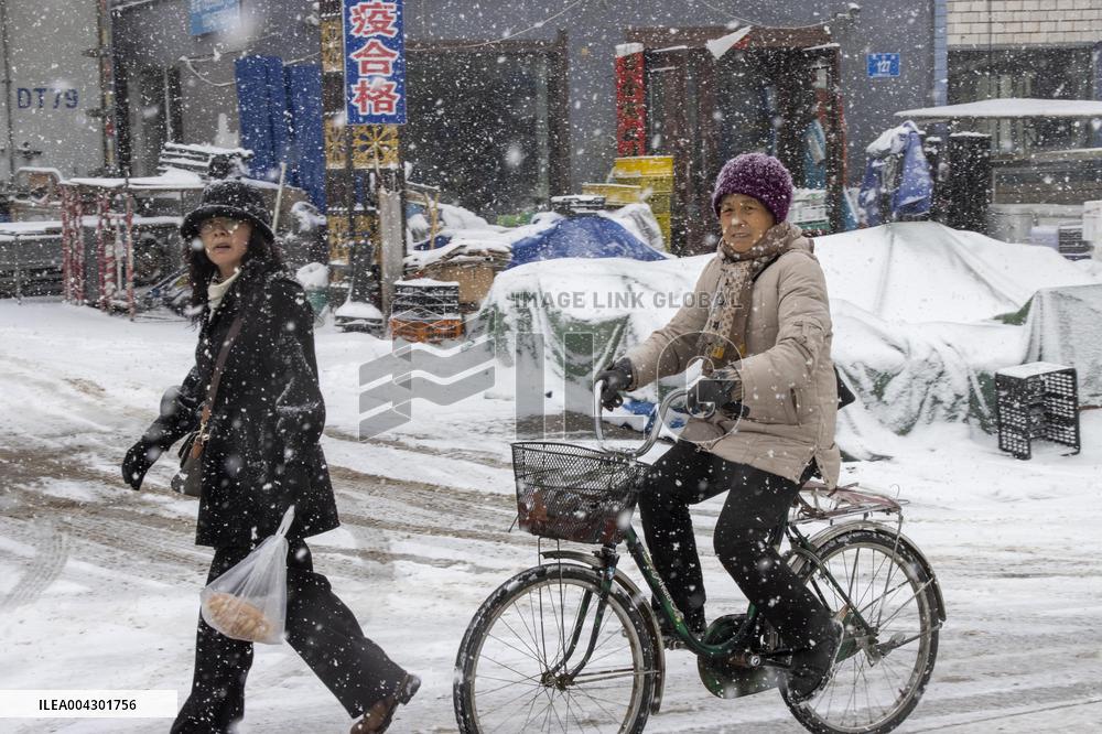 Heavy Snow Hit Heilongjiang