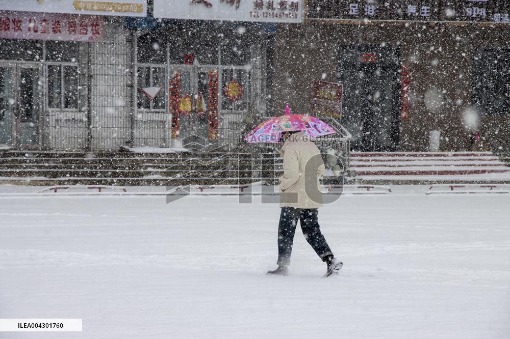 Heavy Snow Hit Heilongjiang
