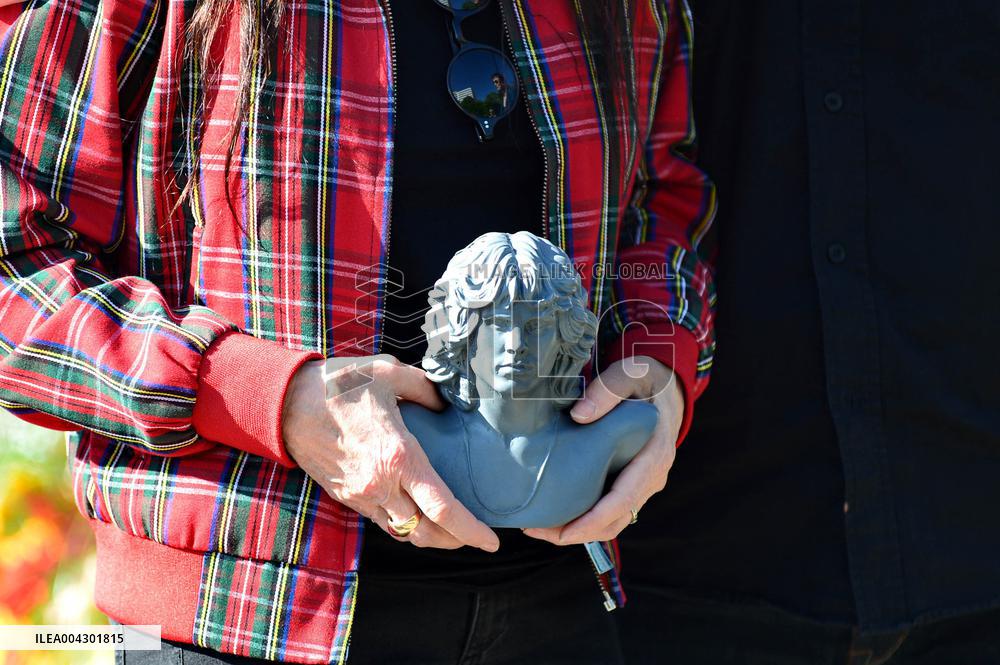 Anne Hildalgo Inaugurates The Jim Morrison Footbridge - Paris