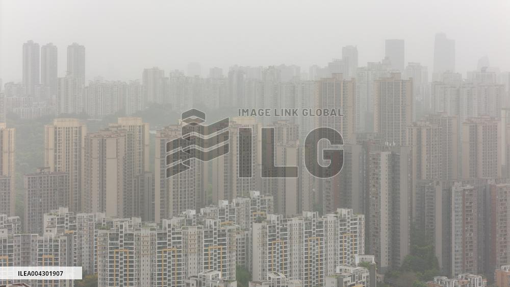 Sand-blowing Weather in Chongqing