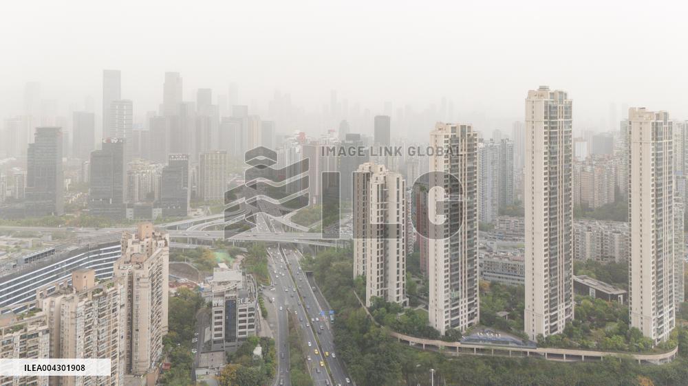 Sand-blowing Weather in Chongqing