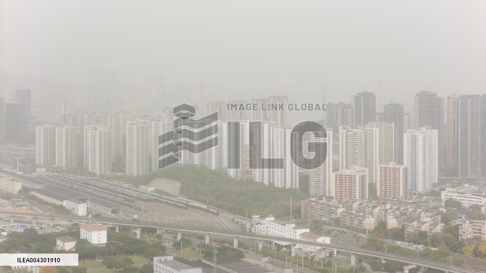 Sand-blowing Weather in Chongqing