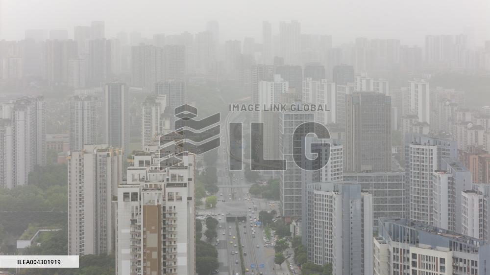 Sand-blowing Weather in Chongqing