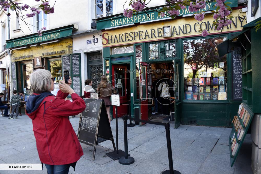 Shakespeare and Company Bookshop Illustrations - Paris