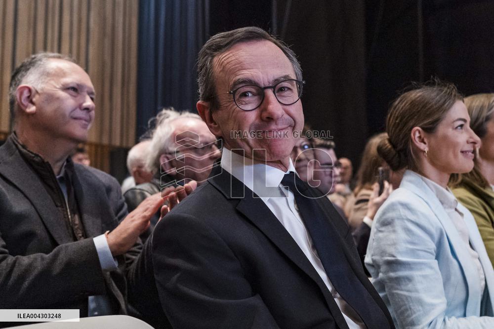 Bruno Retailleau At His Campaign Meeting - Balma