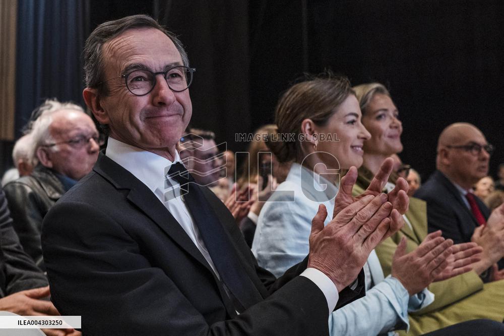 Bruno Retailleau At His Campaign Meeting - Balma