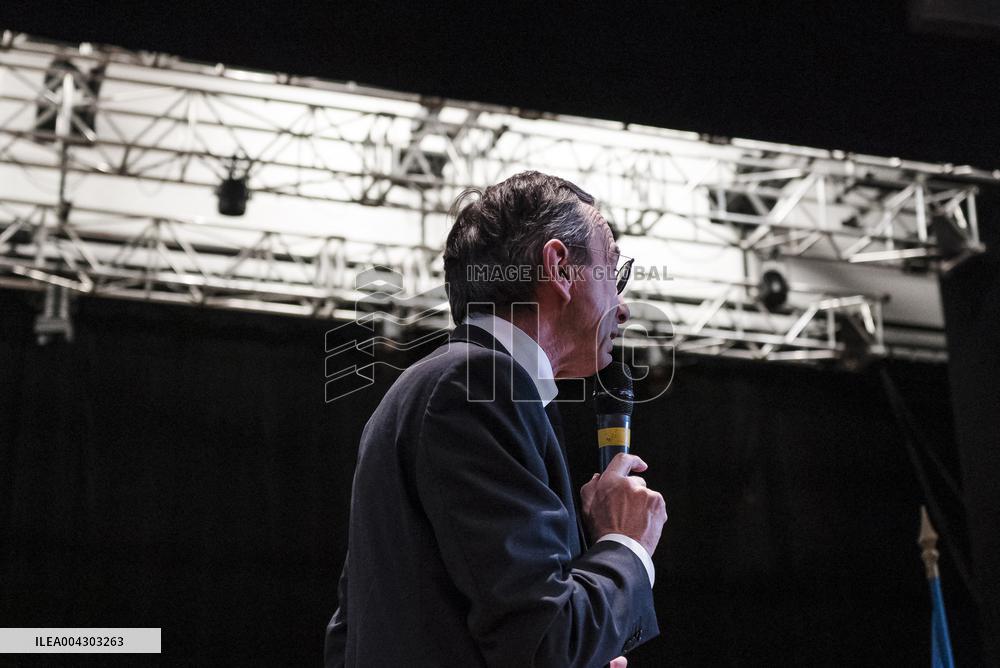 Bruno Retailleau At His Campaign Meeting - Balma