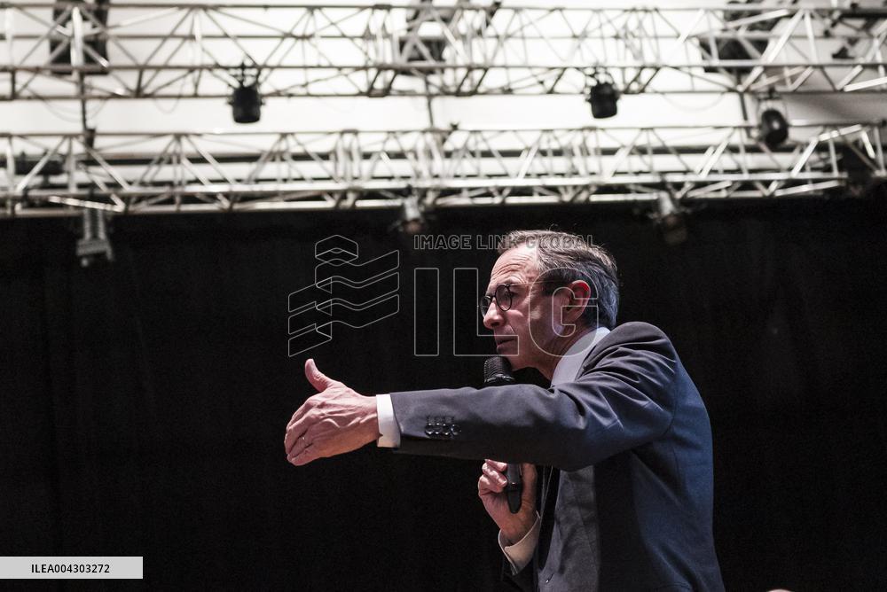 Bruno Retailleau At His Campaign Meeting - Balma