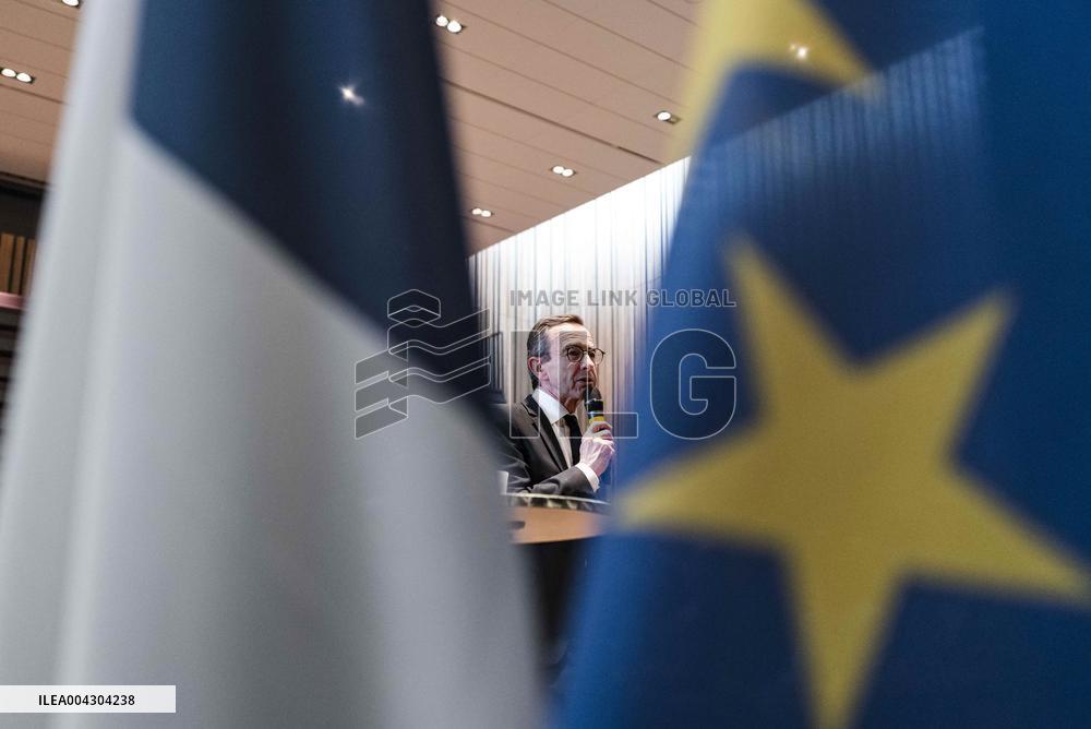 Bruno Retailleau At His Campaign Meeting - Balma