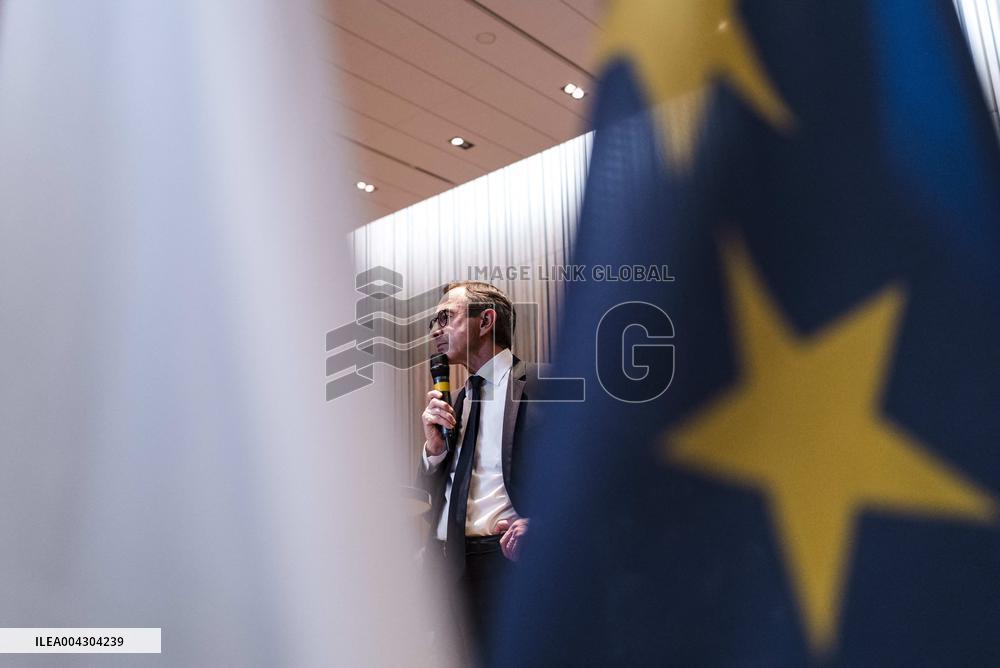 Bruno Retailleau At His Campaign Meeting - Balma