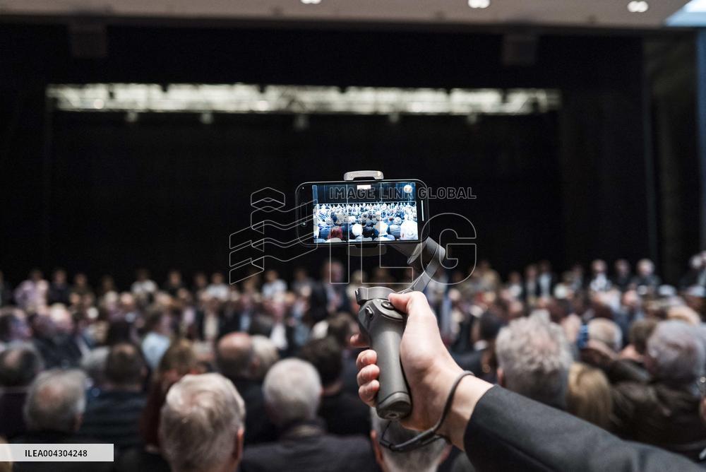 Bruno Retailleau At His Campaign Meeting - Balma