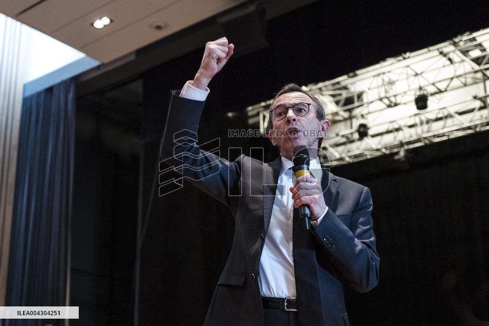 Bruno Retailleau At His Campaign Meeting - Balma