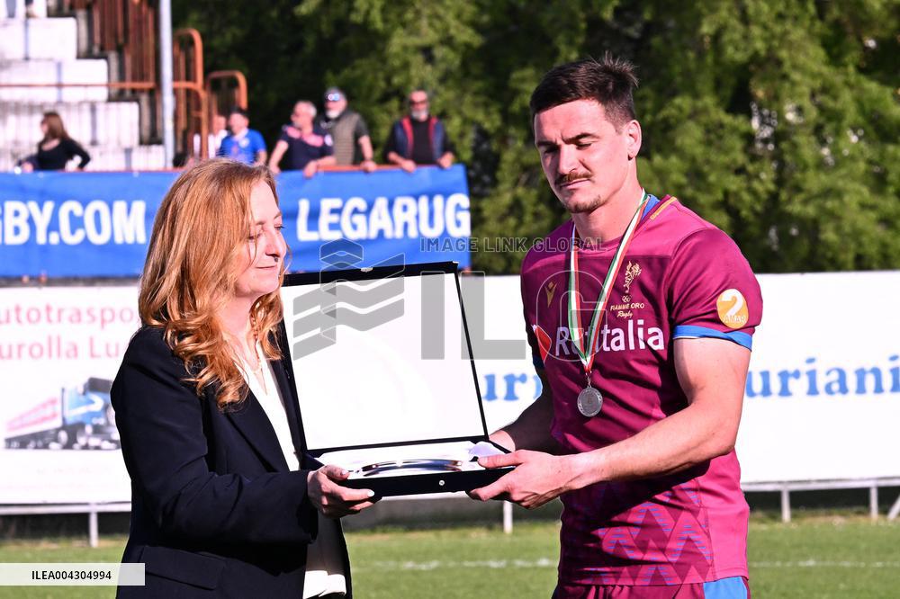 RUGBY - Coppa Italia - Final - Femi Cz Rugby Rovigo Delta vs Fiamme Oro Rugby