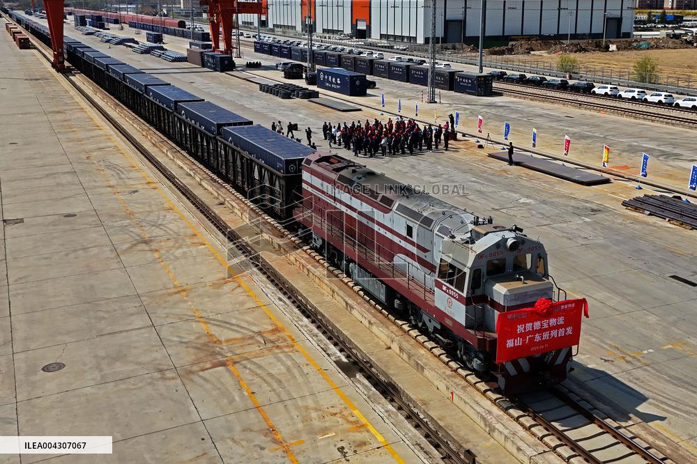 2025 Q1 National Railways Freight Sent Cumulative Increase