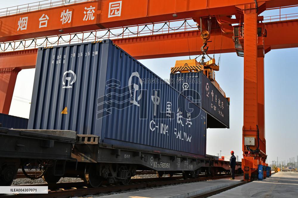2025 Q1 National Railways Freight Sent Cumulative Increase