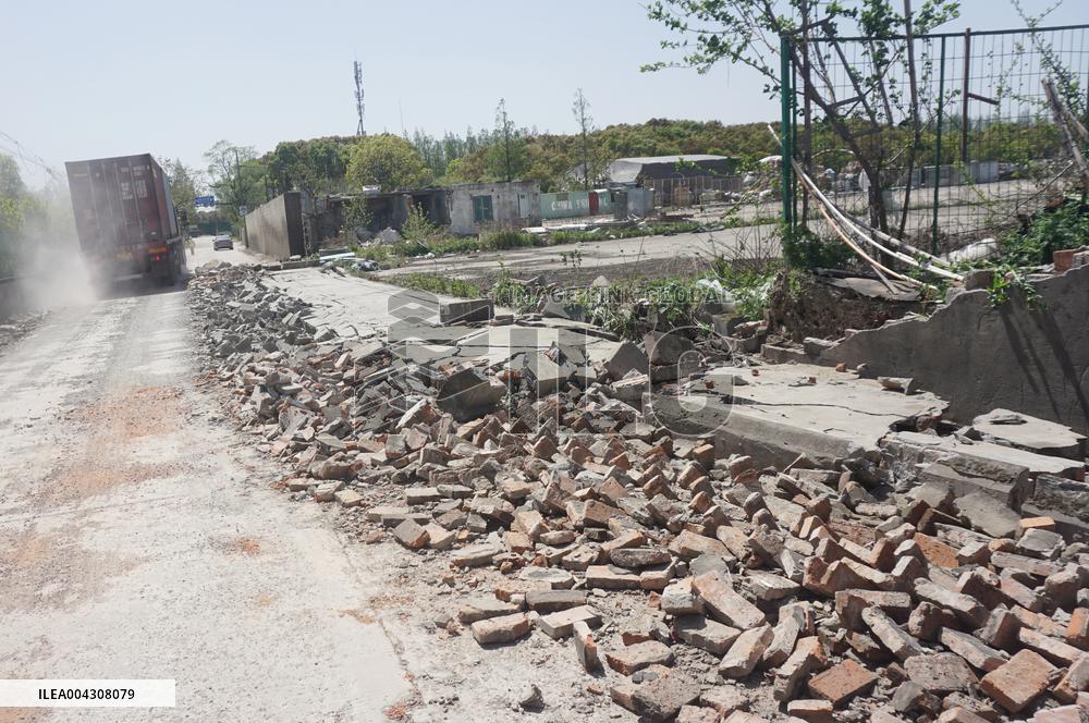 Strong Wind Hit Shanghai