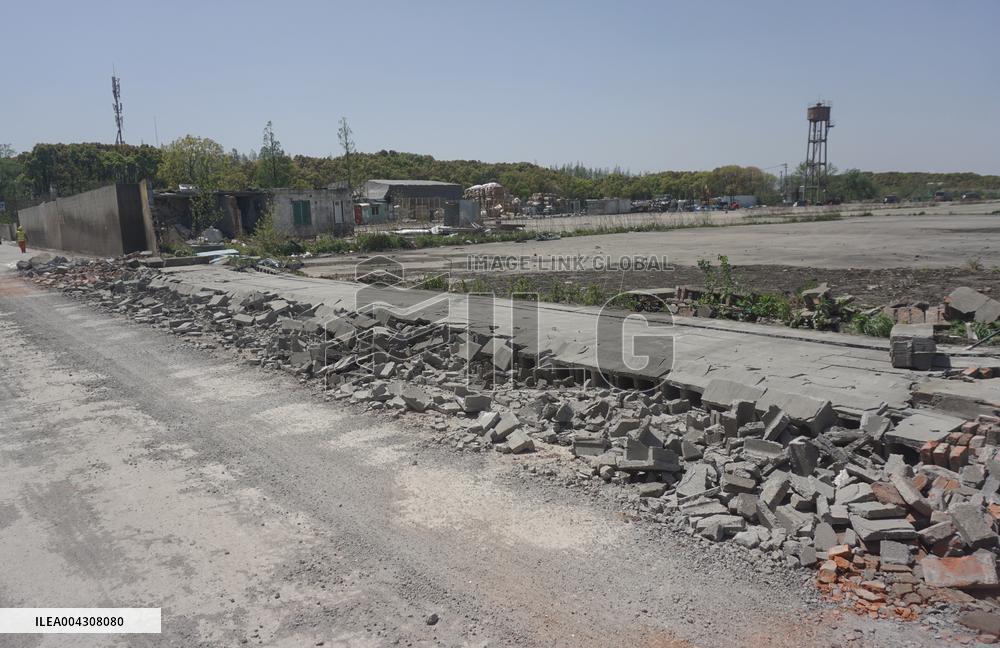 Strong Wind Hit Shanghai