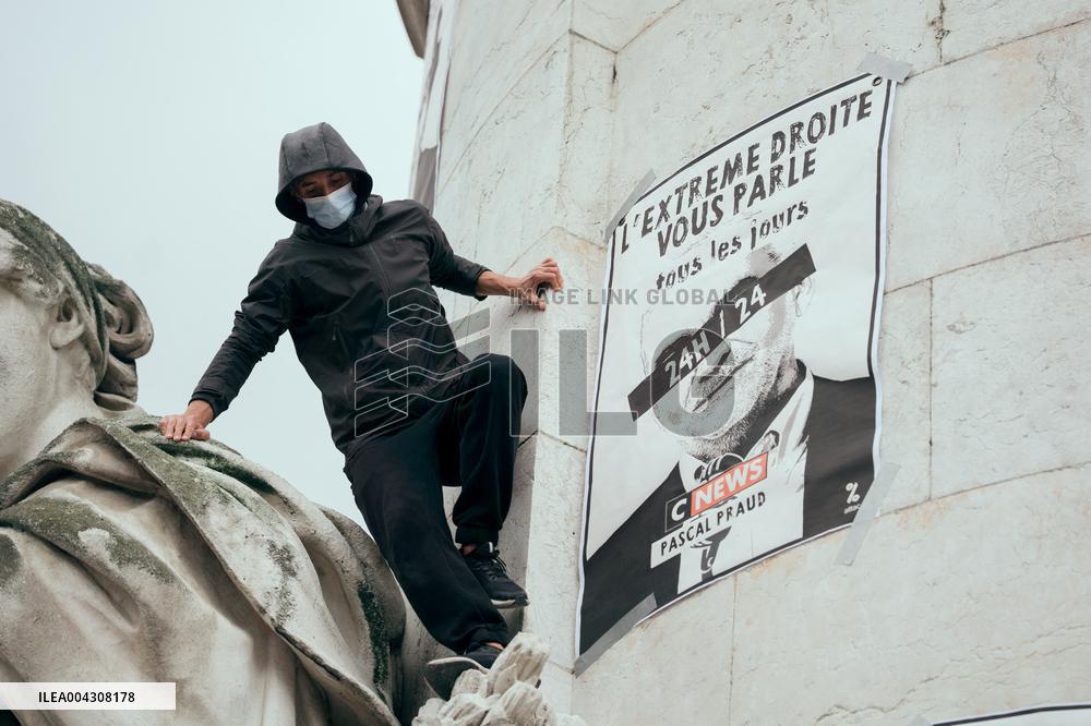 Demonstration against far right - Paris AJ