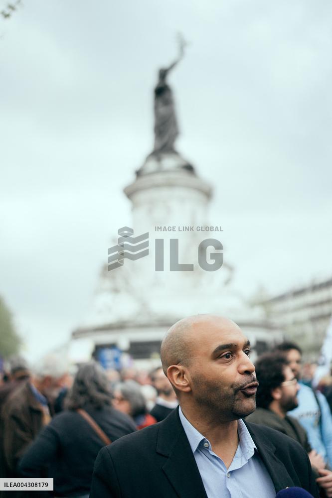 Demonstration against far right - Paris AJ