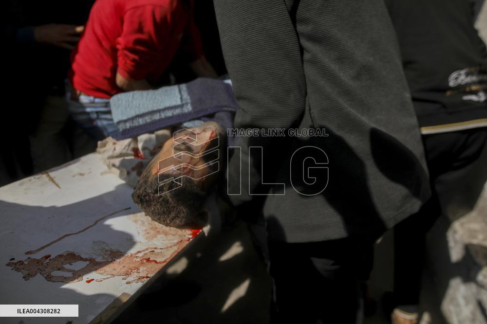 Gaza Charging Point Attack - Palestine