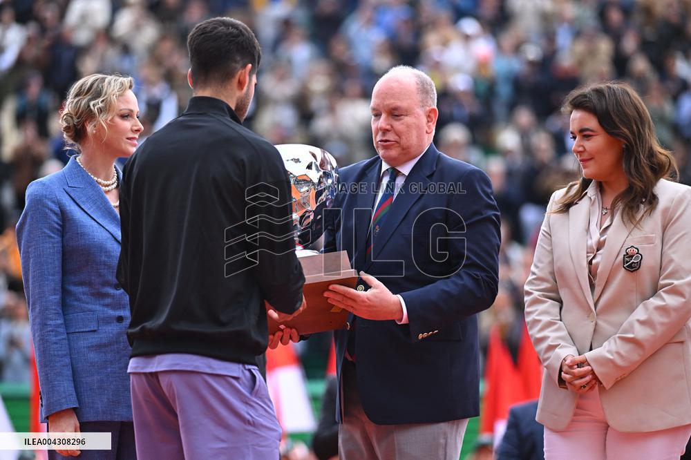 Prince Albert II And Charlene At Rolex Masters Final - Monaco